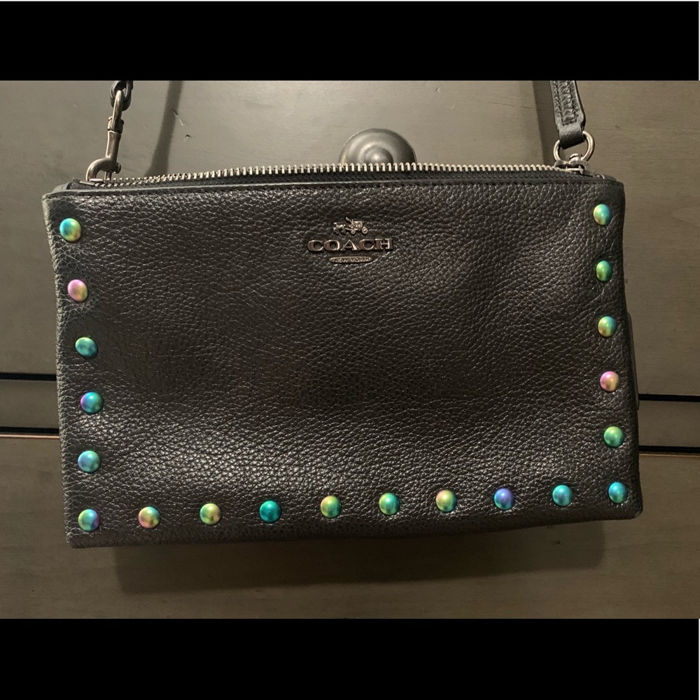 Coach double zip